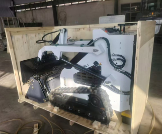 Minipala compatta del 2025 imballata e spedita in Italia in un container High Cube da 40 piedi