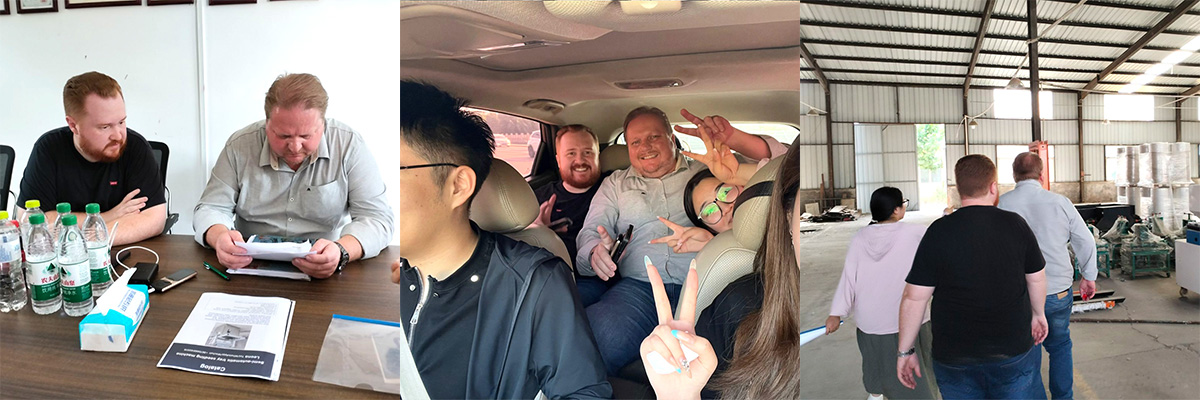 Un cliente brasiliano visita la fabbrica di macchinari pesanti Kereide e firma un contratto di acquisto di una minipala cingolata