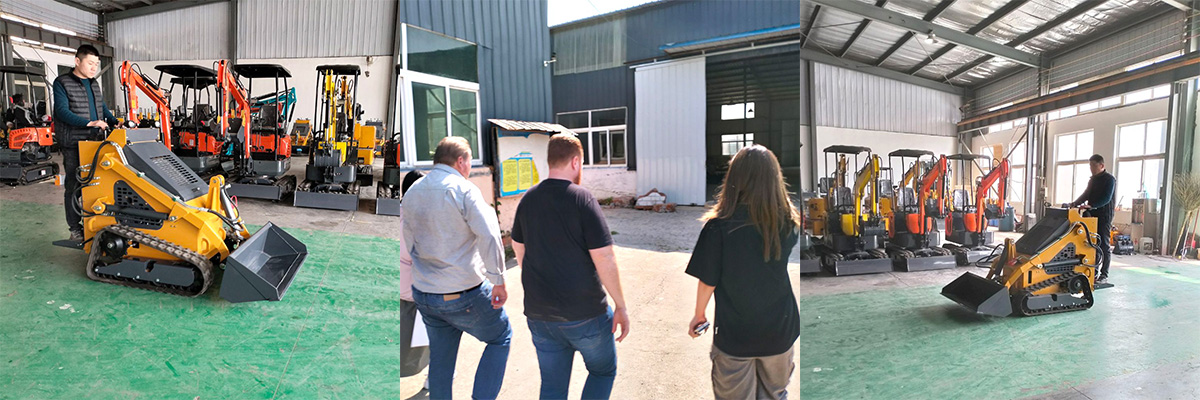 Un cliente brasiliano visita la fabbrica di macchinari pesanti Kereide e firma un contratto di acquisto di una minipala cingolata