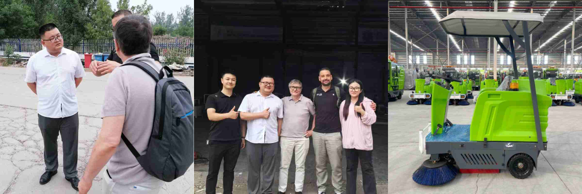 Spazzatrice stradale elettrica